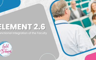 Element 2.6: Functional Integration of the Faculty