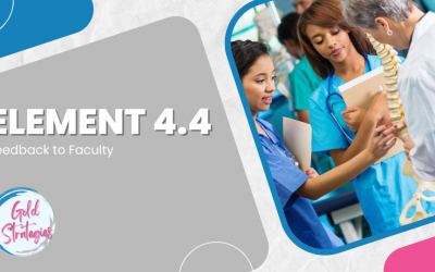Element 4.4: Feedback to Faculty