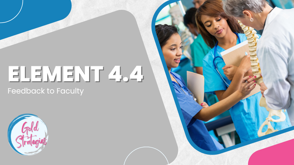 04-LCME Element 4.4 – Feedback to Faculty LCME Element 4.4 - Feedback to Faculty