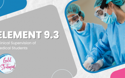 Element 9.3: Clinical Supervision of Medical Students