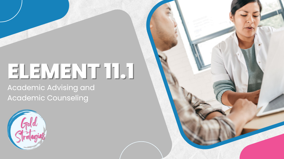 LCME Element 11.1 – Academic Advising and Academic Counseling LCME Element 11.1 - Academic Advising and Academic Counseling