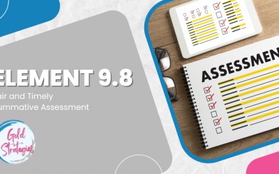 Element 9.8: Fair and Timely Summative Assessment