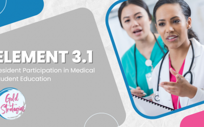 Element 3.1: Resident Participation in Medical Student Education