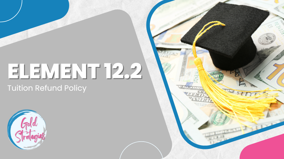 LCME Element 12.2 – Tuition Refund Policy LCME Element 12.2 - Tuition Refund Policy