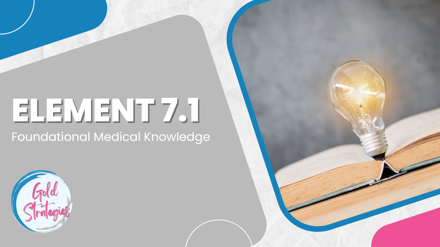 LCME Element 7.1 – Foundational Medical Knowledge LCME Element 7.1 - Foundational Medical Knowledge